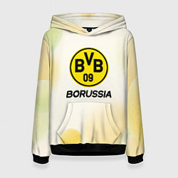 Толстовка-худи женская Borussia Абстракция кружочки, цвет: 3D-черный