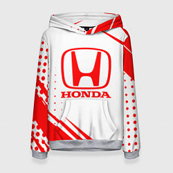 Толстовка-худи женская Honda - sport, цвет: 3D-меланж