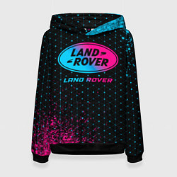 Женская толстовка Land Rover - neon gradient
