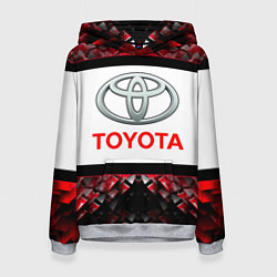 Женская толстовка Toyota - абстракция - лого