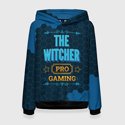 Толстовка-худи женская Игра The Witcher: pro gaming, цвет: 3D-черный