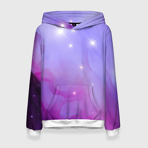 Женская толстовка Космическое одеяло / 3D-Белый – фото 1