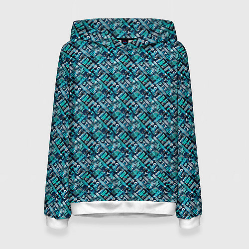 Женская толстовка New-York - street city style / 3D-Белый – фото 1