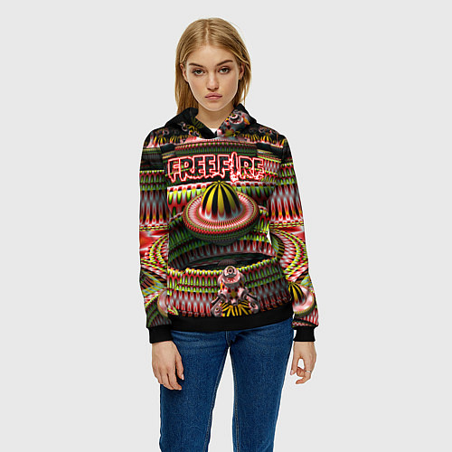 Женская толстовка Всемирно известная Королевская Битва / 3D-Черный – фото 3