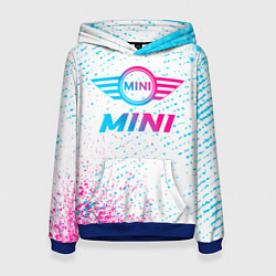Толстовка-худи женская Mini neon gradient style, цвет: 3D-синий