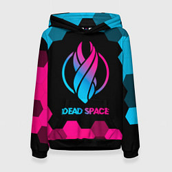 Женская толстовка Dead Space - neon gradient