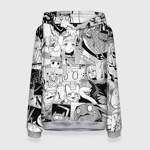 Женская толстовка Да я паук и что с того pattern / 3D-Меланж – фото 1