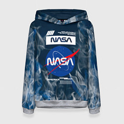 Женская толстовка Nasa - лого - пламя
