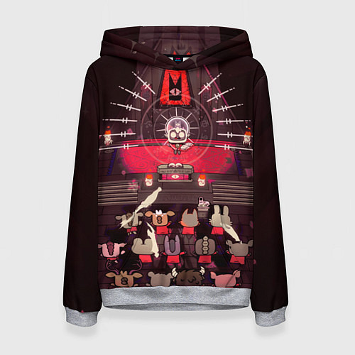 Женская толстовка Cult of the Lamb - Обряд / 3D-Меланж – фото 1