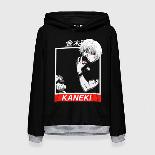 Женская толстовка Tokyo Ghoul - Kaneki Ken / 3D-Меланж – фото 1