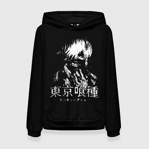 Женская толстовка Kaneki Ken: Tokyo Ghoul / 3D-Черный – фото 1