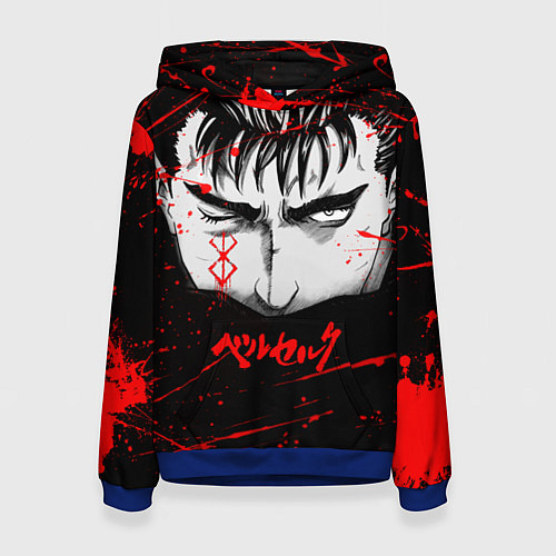 Женская толстовка BERSERK ГАТС / 3D-Синий – фото 1