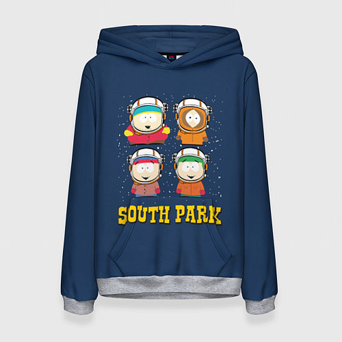 Женская толстовка South park космонавты / 3D-Меланж – фото 1