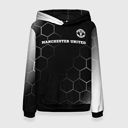 Женская толстовка Manchester United sport на темном фоне: символ све