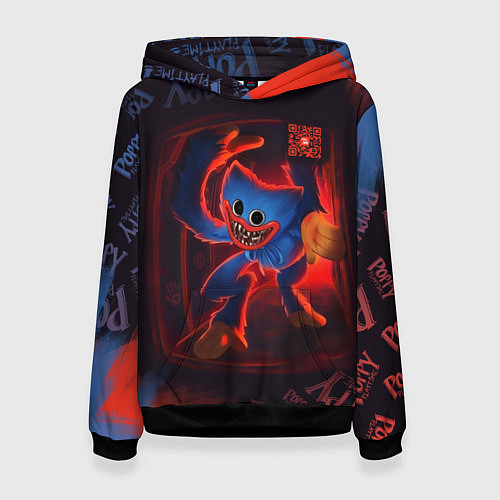 Женская толстовка Хаги Ваги AR / 3D-Черный – фото 1