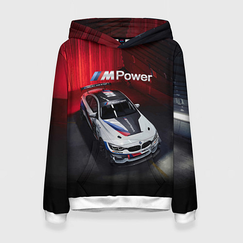 Женская толстовка BMW M4 GT4 - Motorsport / 3D-Белый – фото 1