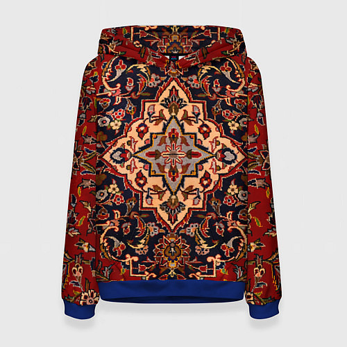 Женская толстовка Советский ковёр / 3D-Синий – фото 1