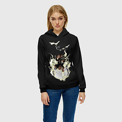 Толстовка-худи женская Йоруичи Шихоин Неко, цвет: 3D-черный — фото 2