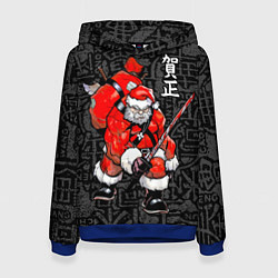 Женская толстовка Santa Claus Samurai