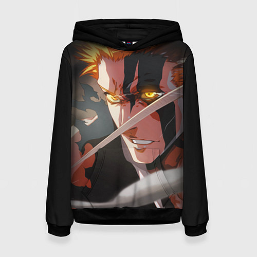 Женская толстовка Ичиго- Блич - Пустой / 3D-Черный – фото 1