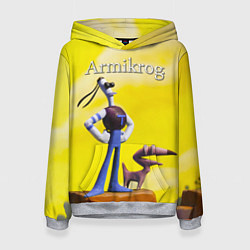 Толстовка-худи женская Armikrog, цвет: 3D-меланж