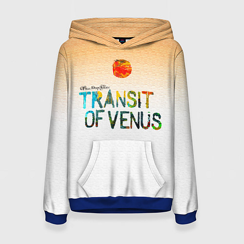 Женская толстовка Transit of Venus - Three Days Grace / 3D-Синий – фото 1