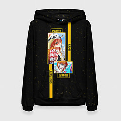 Толстовка-худи женская One Piece Nami, цвет: 3D-черный