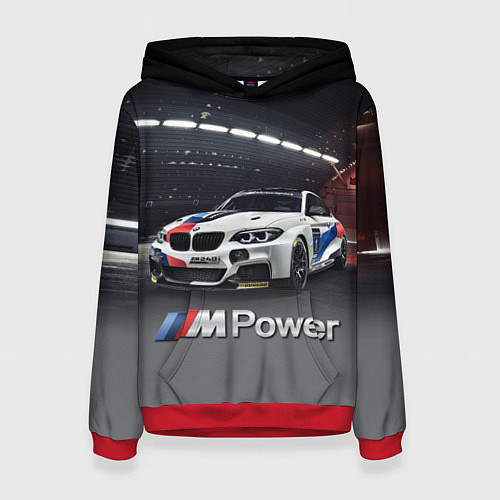 Женская толстовка BMW M 240 i Racing - Motorsport - M Power / 3D-Красный – фото 1