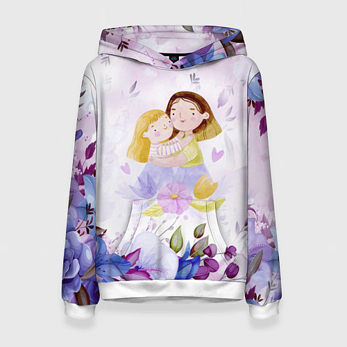 Женская толстовка Подарок любимой мамочке! / 3D-Белый – фото 1