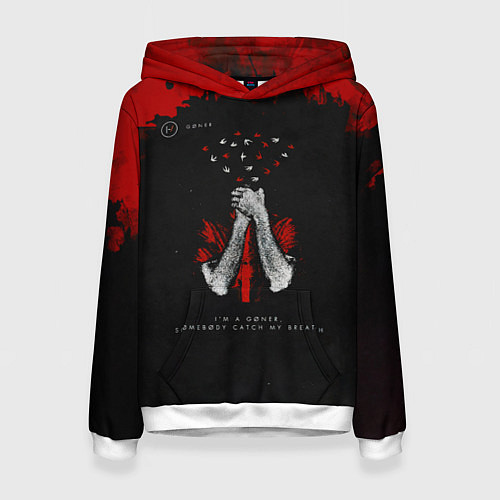 Женская толстовка Goner - Twenty One Pilots / 3D-Белый – фото 1