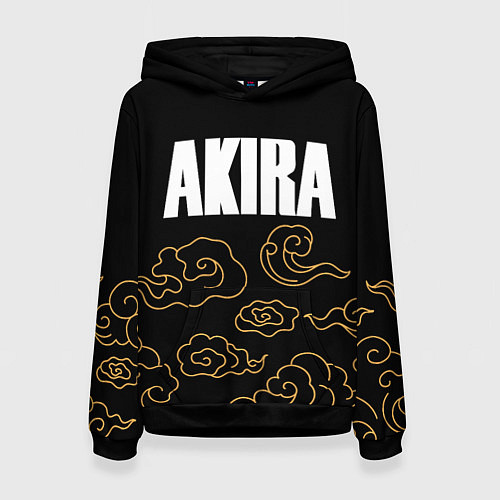 Женская толстовка Akira anime clouds / 3D-Черный – фото 1