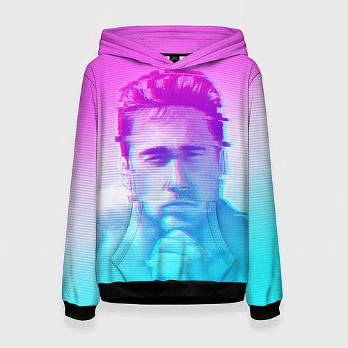 Женская толстовка Гачимучи Билли Херрингтон глитч / 3D-Черный – фото 1