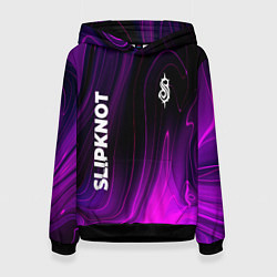 Толстовка-худи женская Slipknot violet plasma, цвет: 3D-черный