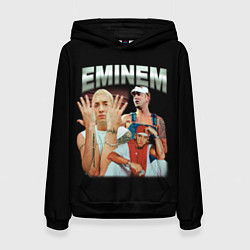 Толстовка-худи женская Eminem Slim Shady, цвет: 3D-черный