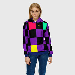 Толстовка-худи женская FIRM прямо из 80х, цвет: 3D-синий — фото 2