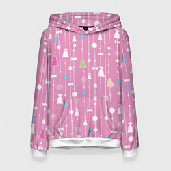 Женская толстовка Розовый новый год