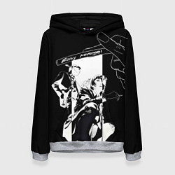 Толстовка-худи женская Easy revenge - Человек бензопила, цвет: 3D-меланж