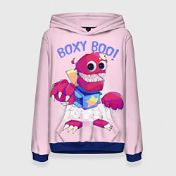 Толстовка-худи женская Project Playtime Boxy Boo, цвет: 3D-синий