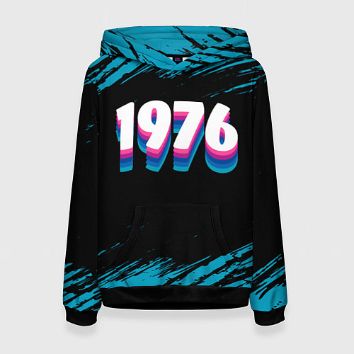 Женская толстовка Made in 1976: vintage art / 3D-Черный – фото 1