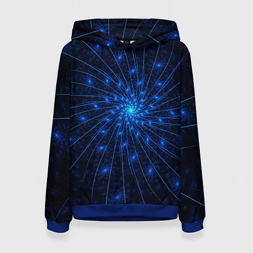 Женская толстовка Космическое пространство / 3D-Синий – фото 1