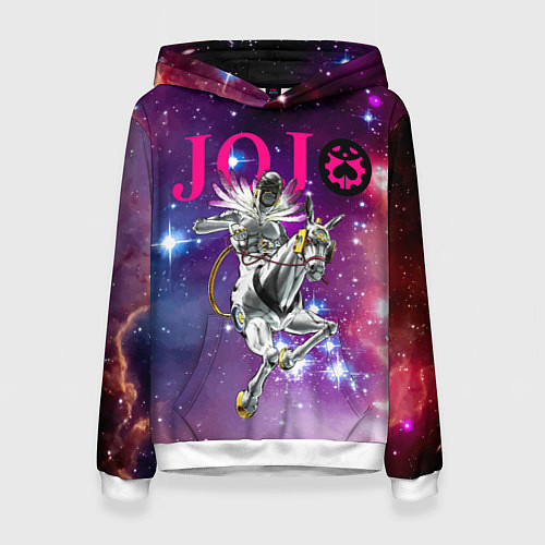 Женская толстовка Made in heaven - stand of Enrico Pucci - Jojo / 3D-Белый – фото 1