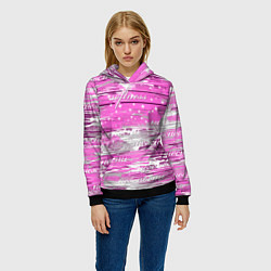 Толстовка-худи женская Softness, цвет: 3D-черный — фото 2