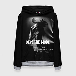 Толстовка-худи женская Depeche Mode - Music for the Masses tour, цвет: 3D-меланж