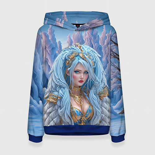 Женская толстовка Crystal Maiden Dota2 / 3D-Синий – фото 1