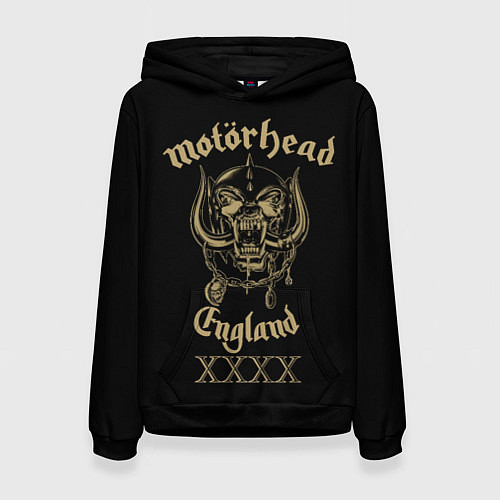 Женская толстовка Motorhead England / 3D-Черный – фото 1