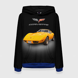 Женская толстовка Американский спорткар Chevrolet Corvette Stingray
