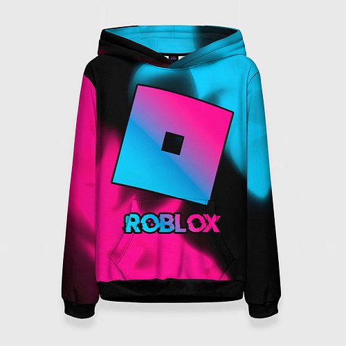 Женская толстовка Roblox - neon gradient / 3D-Черный – фото 1