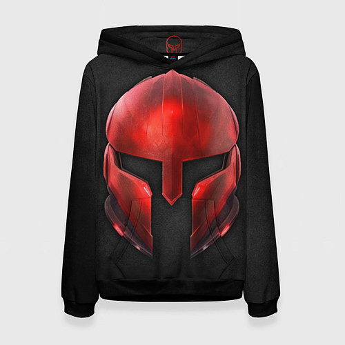 Женская толстовка Red Gladiator / 3D-Черный – фото 1