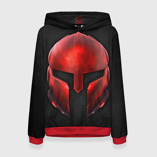 Женская толстовка Red Gladiator / 3D-Красный – фото 1