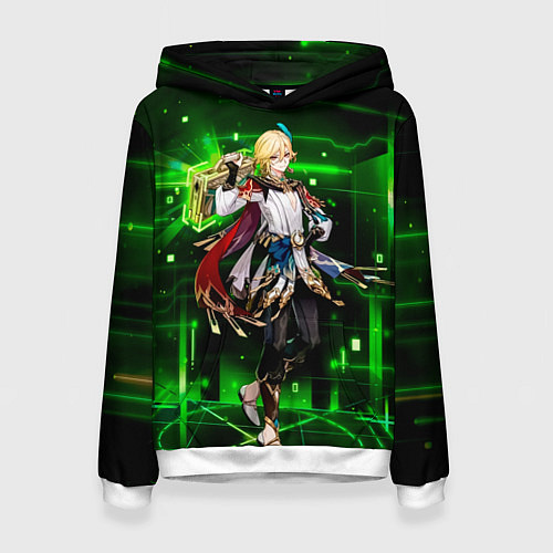 Женская толстовка Кавех - Геншин импакт / 3D-Белый – фото 1